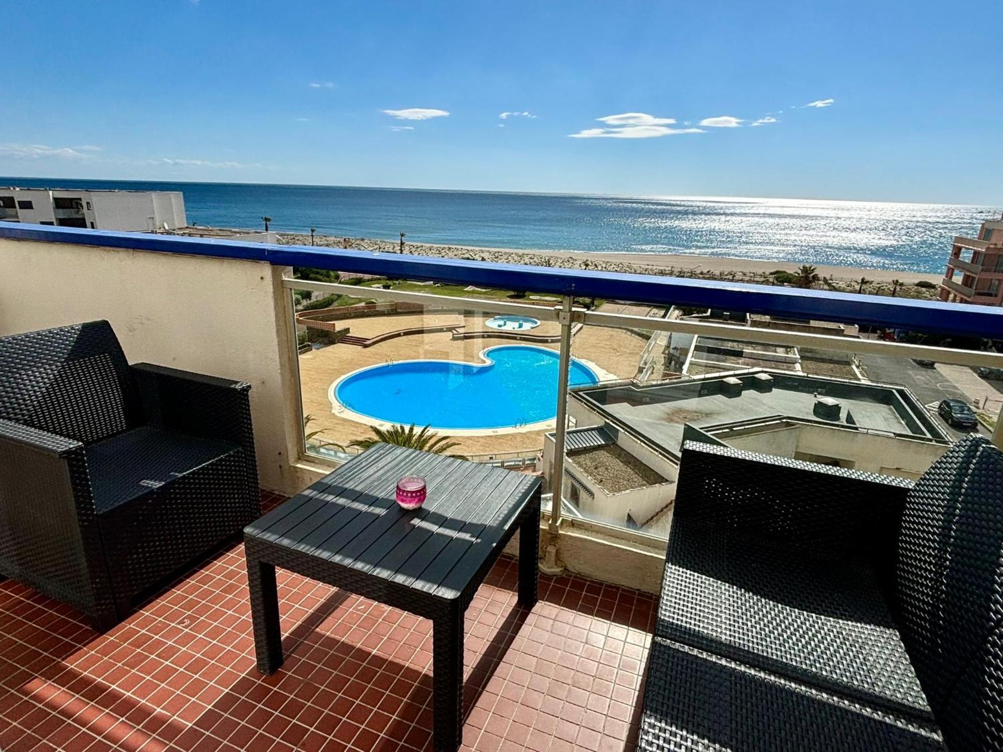 *Au Lydia* Appartement Vue Sur Mer, Avec Piscine. Le Barcarès Eksteriør billede